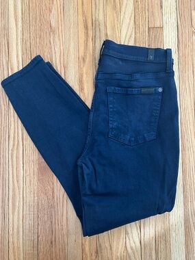 7 For All Mankind Navy Denim Jeans